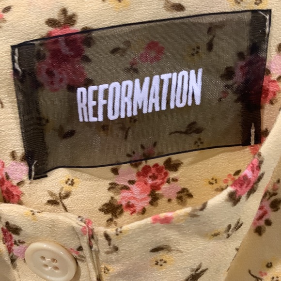 REFORMATION | Floral Midi Dress Sz 4 - Picture 11 of 13